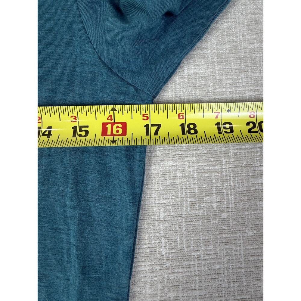 Matilda Jane Women’s S Teal Modal Tiered V-Neck Long Sleeve Dress NWT - Picture 9 of 10
